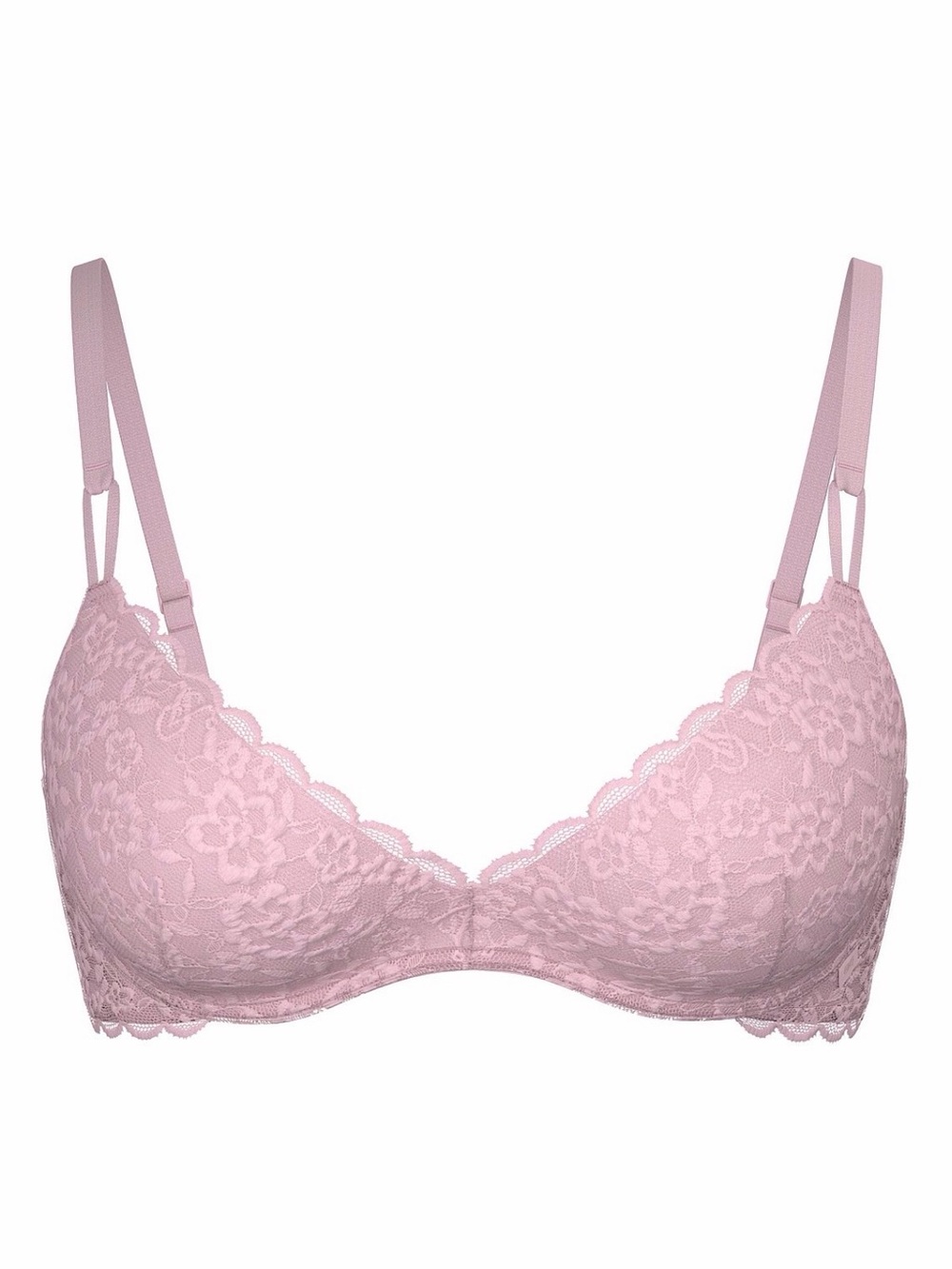 Victoria's Secret Lace Push-Up Bra in Peach